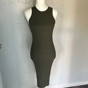 Prologue Olive Green Midi Dress